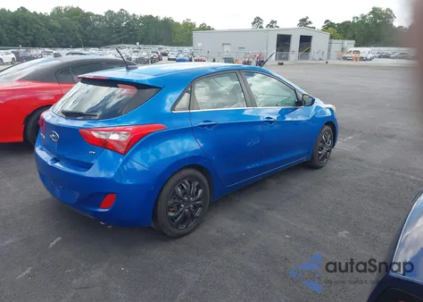 2017 Hyundai Elantra Gt из США, поврежденный, VIN KMHD35LHXHU368077